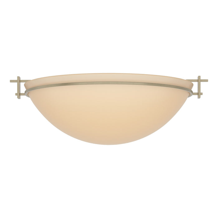 Hubbardton Forge 124252-SKT-84-SS0050 Three Light Semi-Flush Mount, Soft Gold