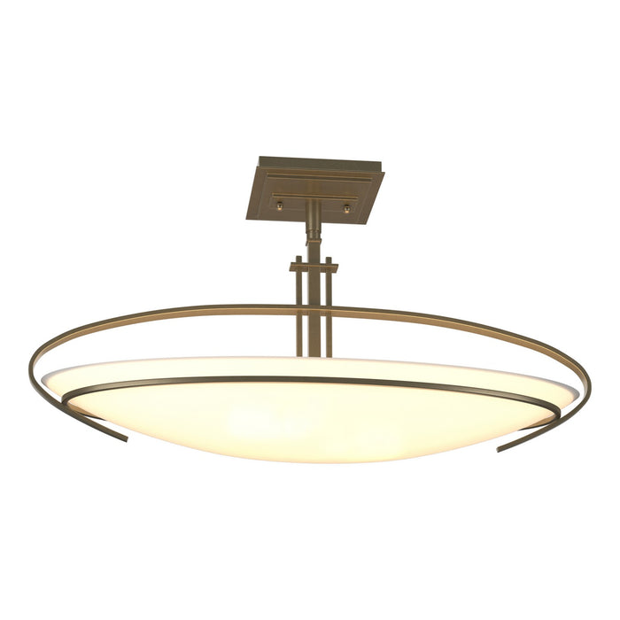 Hubbardton Forge 124341-SKT-84-GG0089 Two Light Semi-Flush Mount, Soft Gold