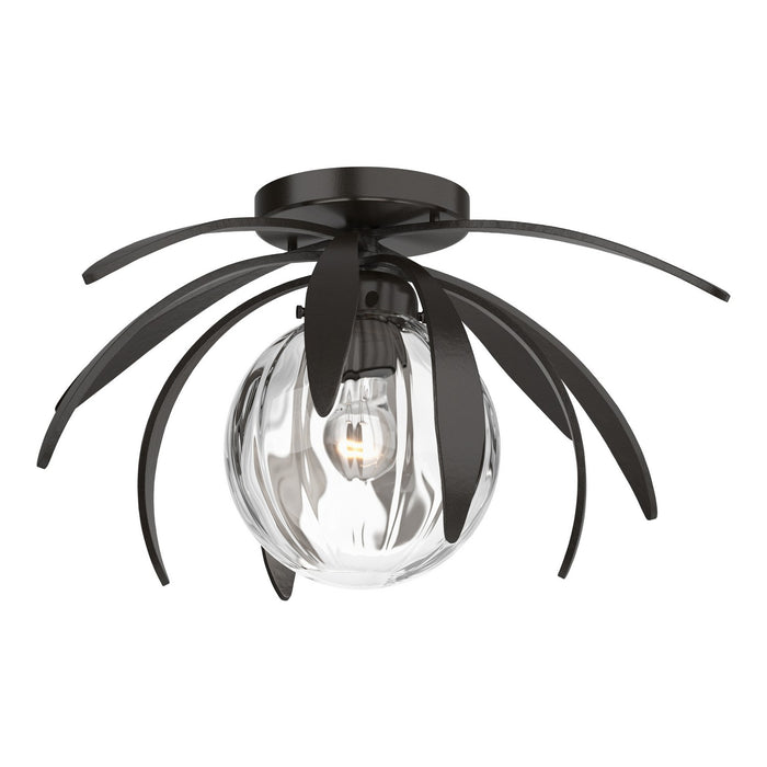 Hubbardton Forge 124350-SKT-14-LL0631 One Light Flush Mount, Oil Rubbed Bronze
