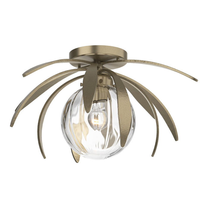 Hubbardton Forge 124350-SKT-84-LL0631 One Light Semi-Flush Mount, Soft Gold