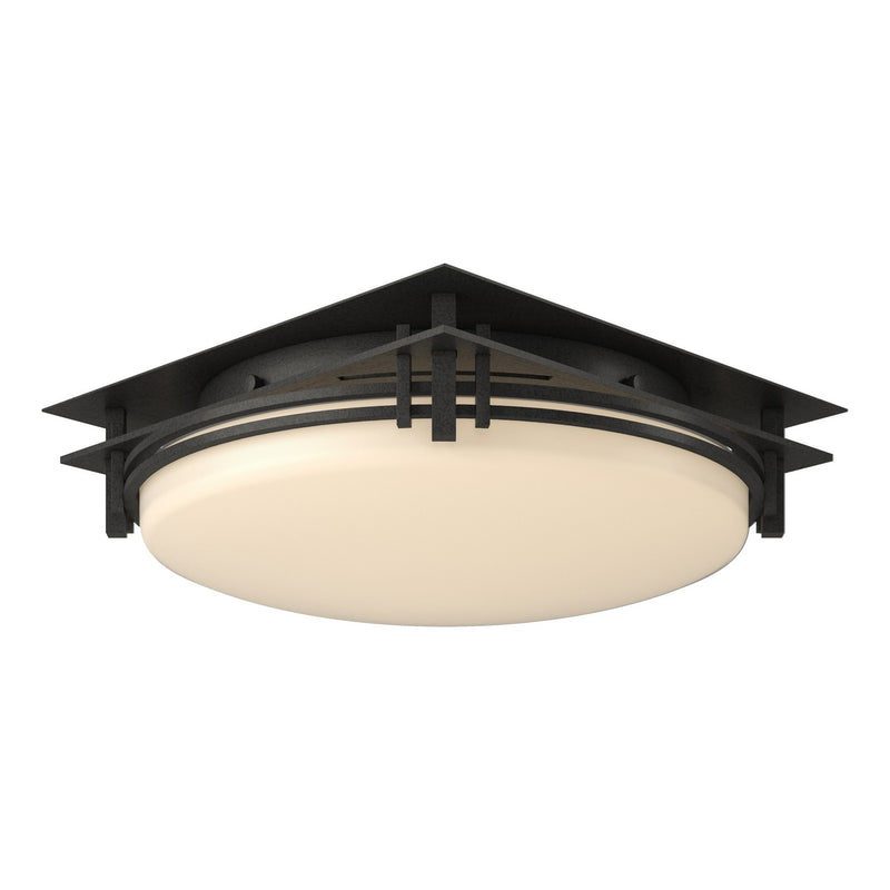 Hubbardton Forge 124394-SKT-20-GG0097 Two Light Semi-Flush Mount, Natural Iron