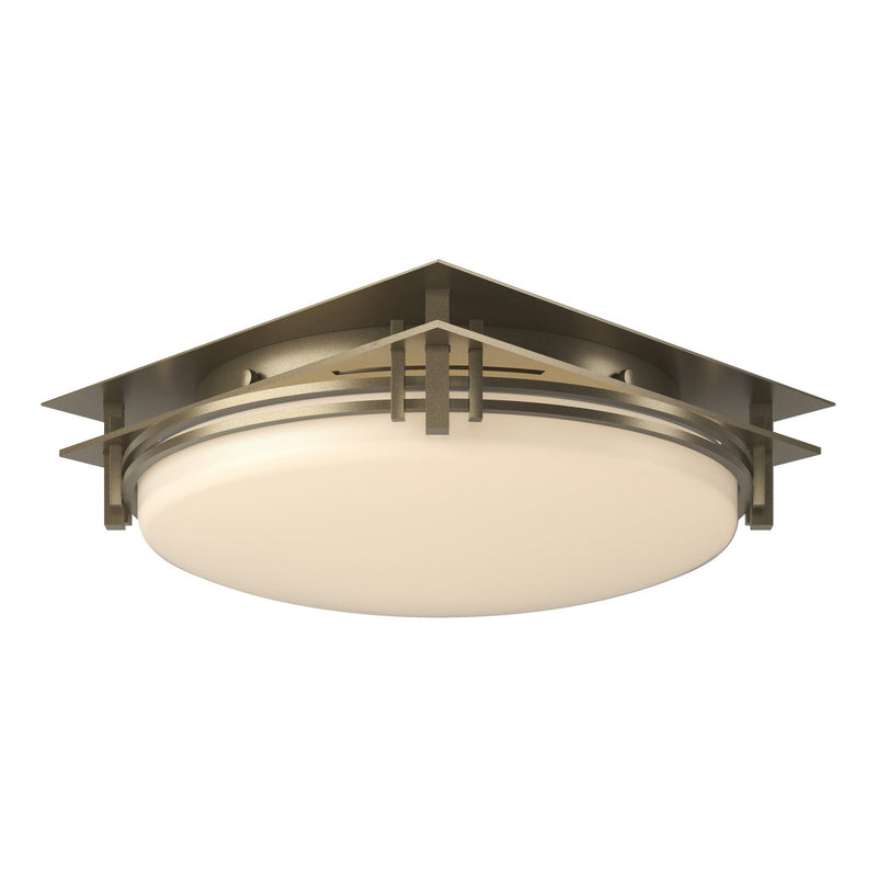 Hubbardton Forge 124394-SKT-84-GG0097 Two Light Semi-Flush Mount, Soft Gold
