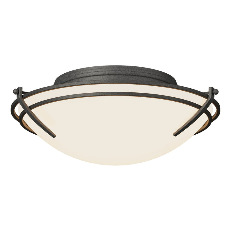 Hubbardton Forge 124402-SKT-20-GG0098 Two Light Flush Mount, Natural Iron