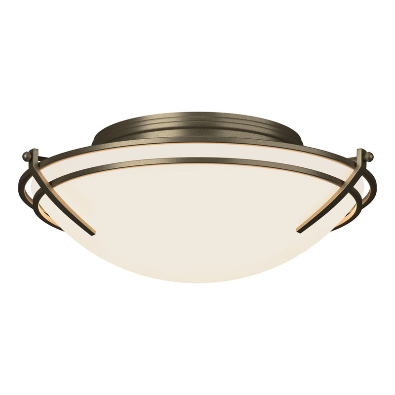 Hubbardton Forge 124402-SKT-84-GG0098 Two Light Flush Mount, Soft Gold