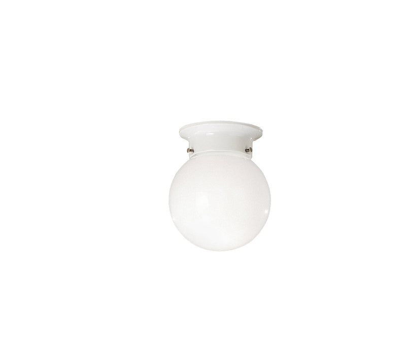 Kichler 216WH One Light Flush Mount, White