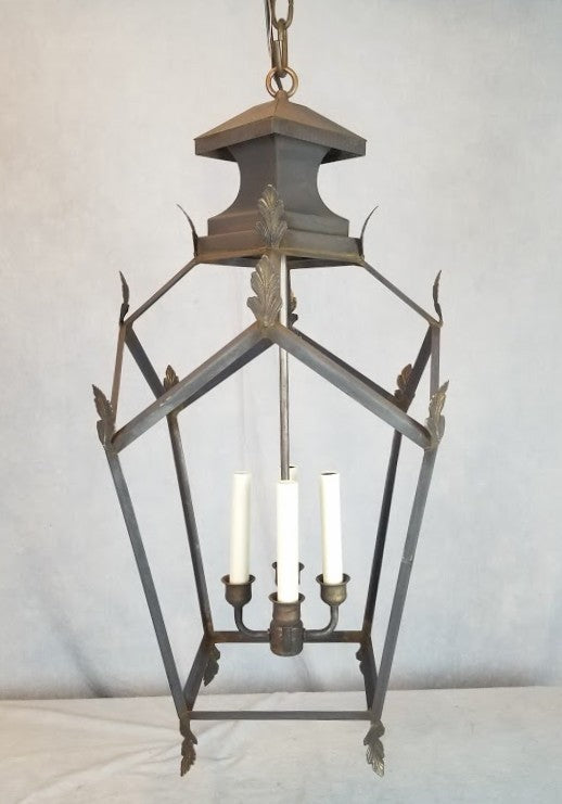 Genie House 88733DCC Four Light Pendant, Dark Copper