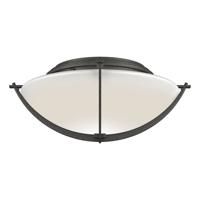Hubbardton Forge 124550-SKT-20-GG0098 Two Light Semi-Flush Mount, Natural Iron