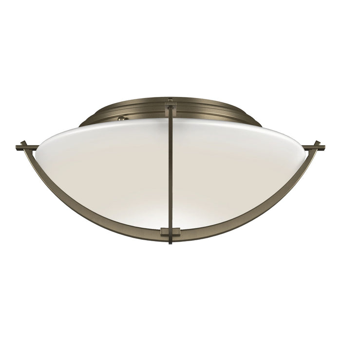 Hubbardton Forge 124550-SKT-84-GG0098 Two Light Semi-Flush Mount, Soft Gold