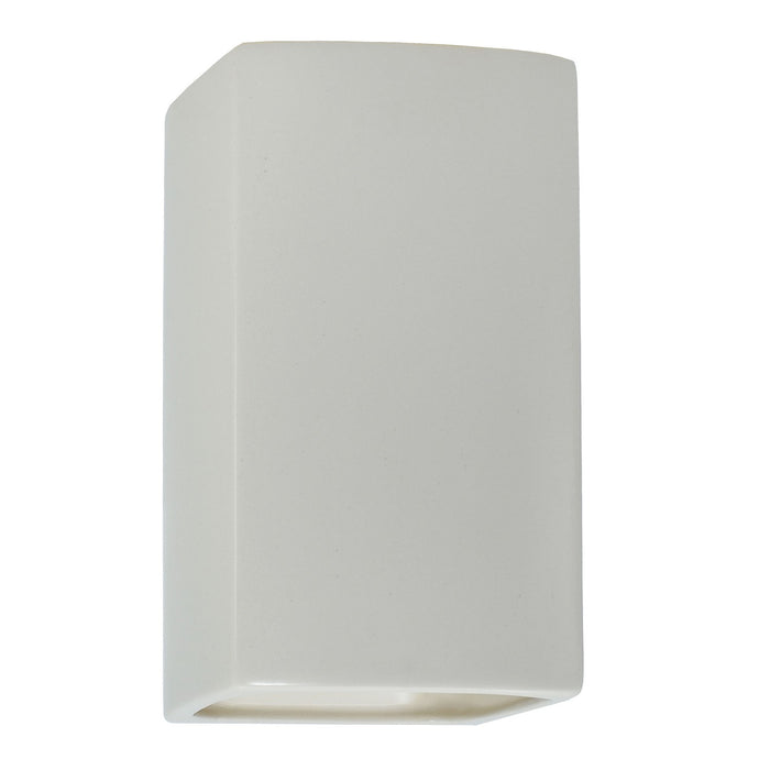 Justice Designs CER-0955W-MAT-LED1-1000 LED Lantern, Matte White