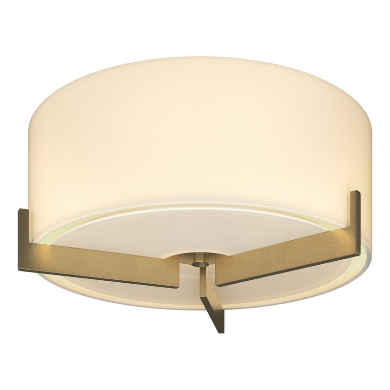 Hubbardton Forge 126401-SKT-84-GG0218 One Light Semi-Flush Mount, Soft Gold