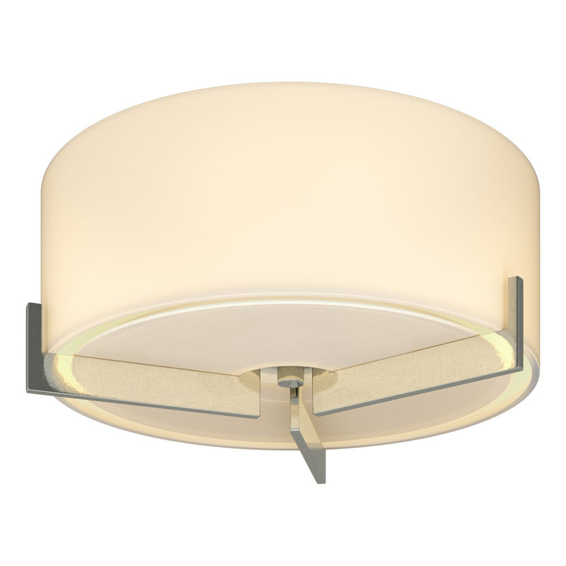 Hubbardton Forge 126401-SKT-85-GG0218 One Light Semi-Flush Mount, Sterling