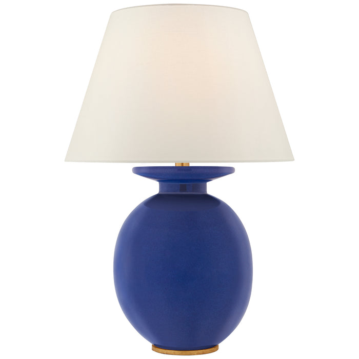 Visual Comfort Signature CS 3658FLB-L One Light Table Lamp, Flowing Blue