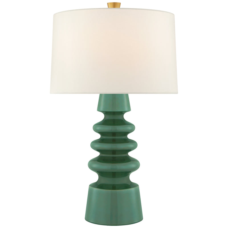 Visual Comfort Signature JN 3608AVN-L One Light Table Lamp, Aventurine