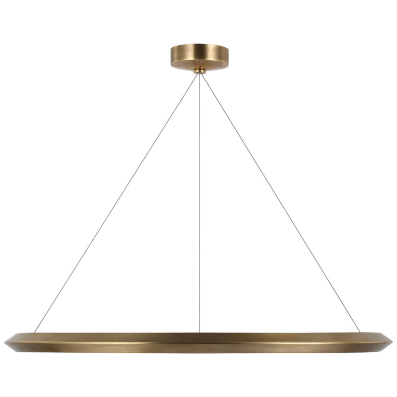 Visual Comfort Signature PB 5151NB LED Chandelier, Natural Brass