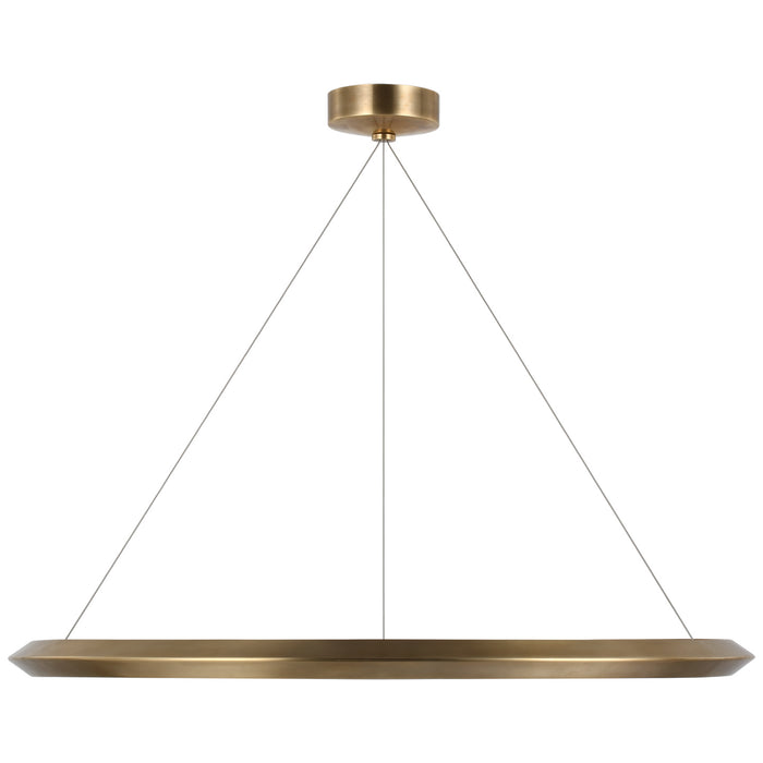 Visual Comfort Signature PB 5151NB LED Chandelier, Natural Brass