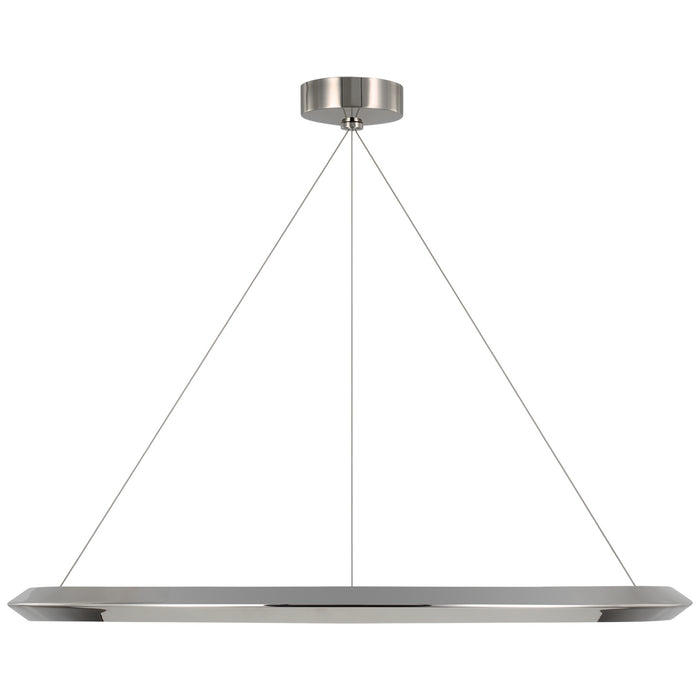 Visual Comfort Signature PB 5151PN LED Chandelier, Polished Nickel