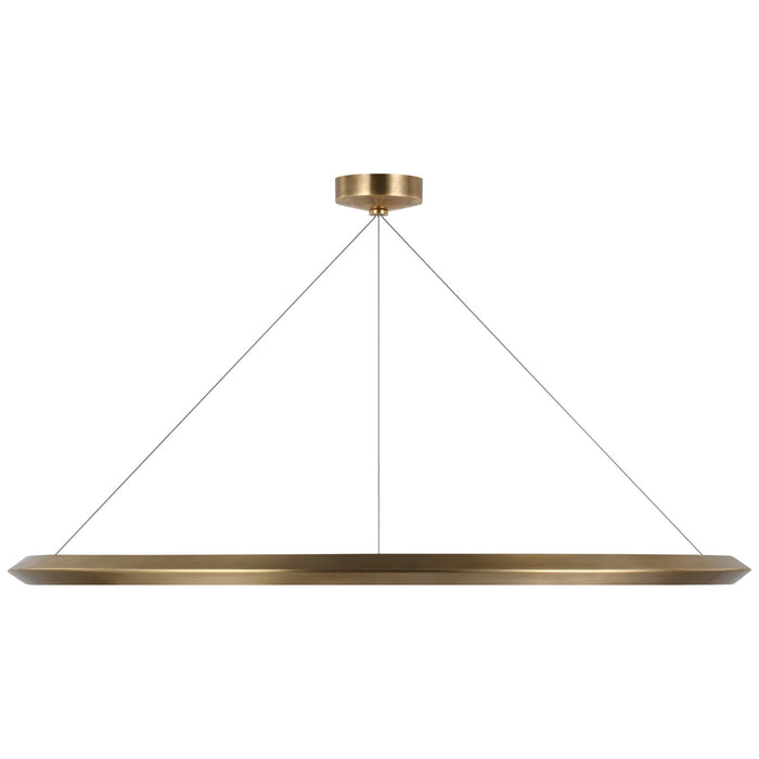 Visual Comfort Signature PB 5152NB LED Chandelier, Natural Brass