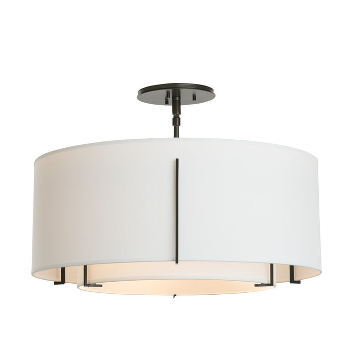 Hubbardton Forge 126503-SKT-14-SF1590-SF2290 Three Light Semi Flush Mount, Oil Rubbed Bronze