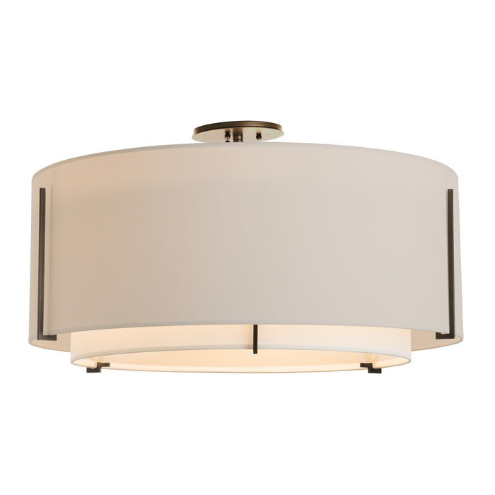 Hubbardton Forge 126505-SKT-14-SF2290-SE2899 Three Light Semi Flush Mount, Oil Rubbed Bronze