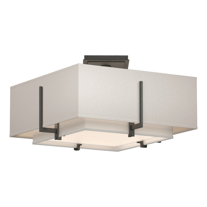 Hubbardton Forge 126507-SKT-20-SF1205-SE1605 Two Light Semi-Flush Mount, Natural Iron