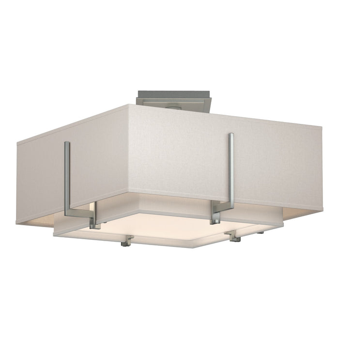 Hubbardton Forge 126507-SKT-82-SF1205-SE1605 Two Light Semi-Flush Mount, Vintage Platinum