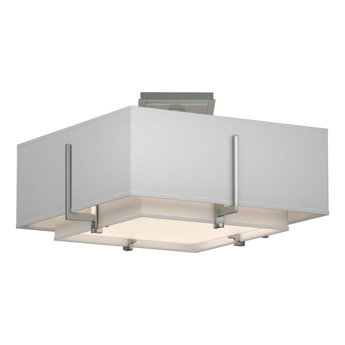 Hubbardton Forge 126507-SKT-82-SF1205-SF1605 Two Light Semi-Flush Mount, Vintage Platinum