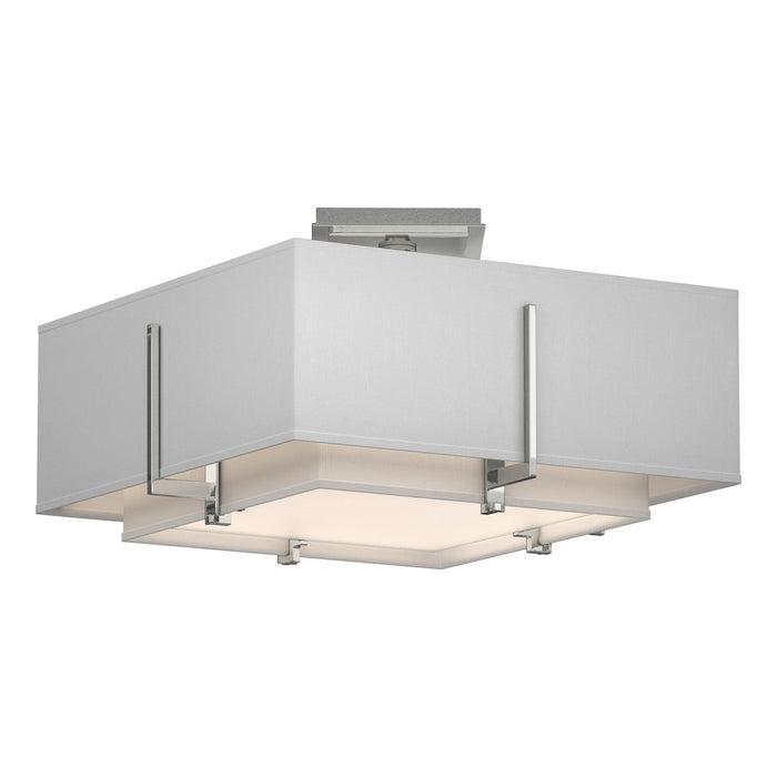 Hubbardton Forge 126507-SKT-85-SF1205-SF1605 Two Light Semi-Flush Mount, Sterling