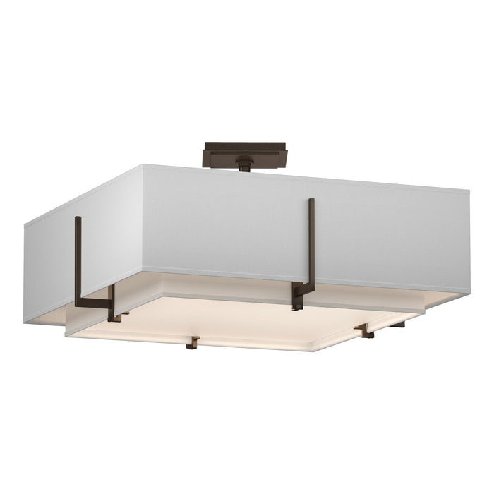 Hubbardton Forge 126510-SKT-05-SF1605-SF2012 Four Light Semi-Flush Mount, Bronze