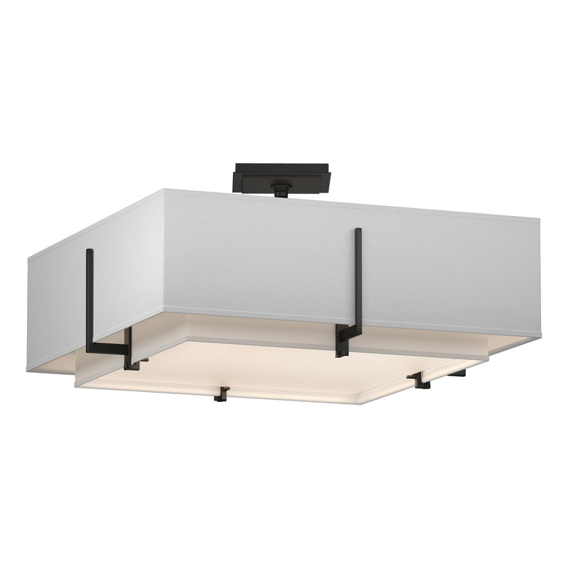 Hubbardton Forge 126510-SKT-10-SF1605-SF2012 Four Light Semi-Flush Mount, Black