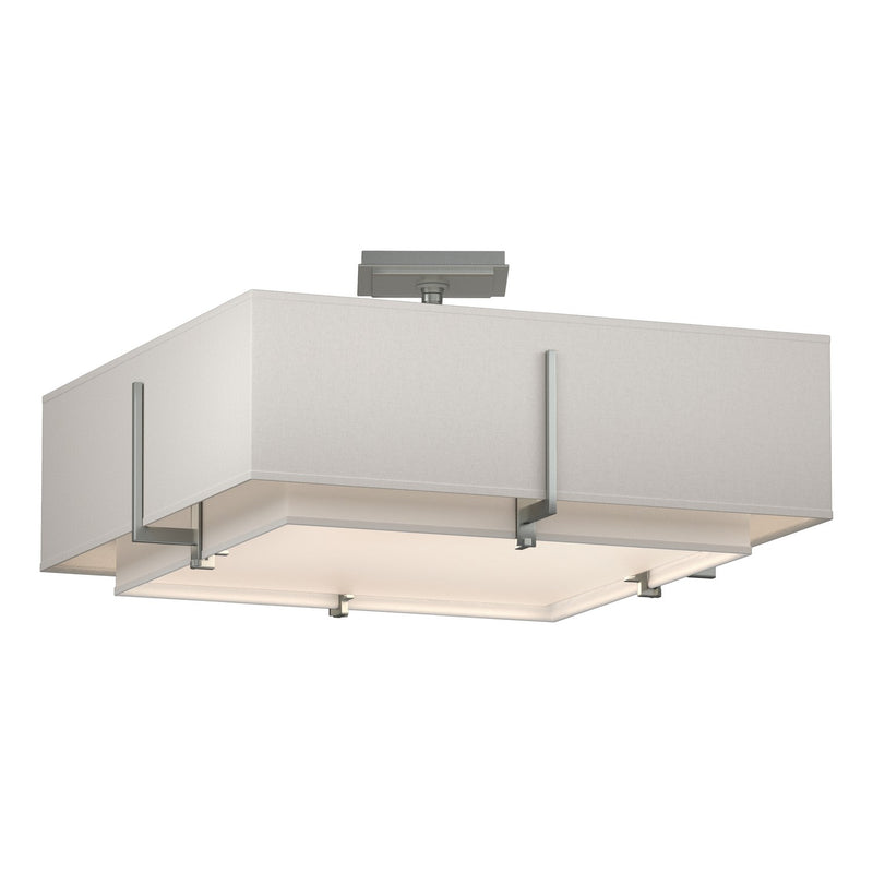 Hubbardton Forge 126510-SKT-82-SF1605-SE2012 Four Light Semi-Flush Mount, Vintage Platinum