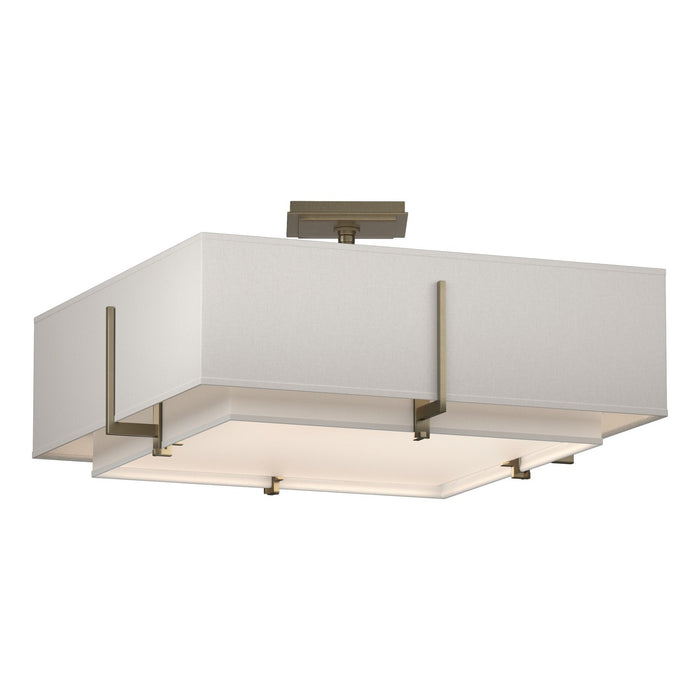 Hubbardton Forge 126510-SKT-84-SF1605-SE2012 Four Light Semi-Flush Mount, Soft Gold