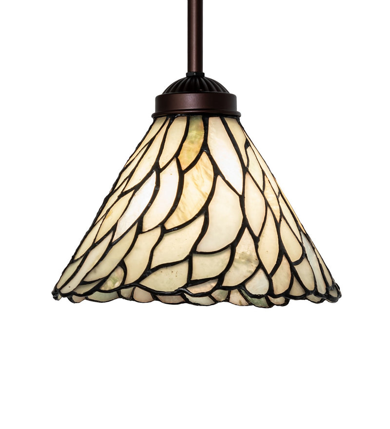 Meyda Tiffany 104905 One Light Pendant, Mahogany Bronze