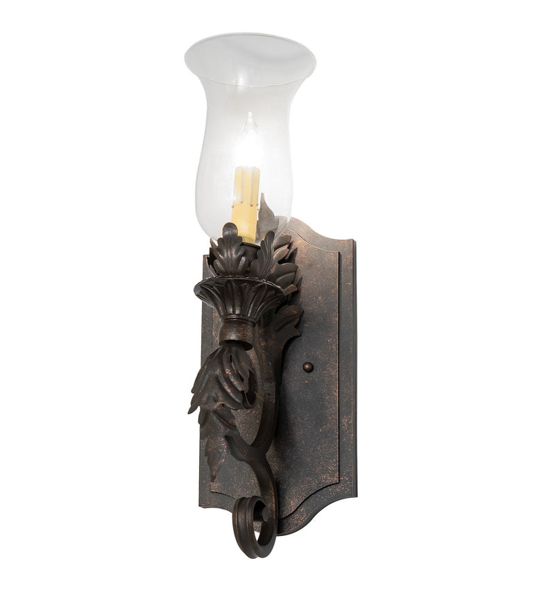 Meyda Tiffany 120150 One Light Wall Sconce, Gilded Tobacco
