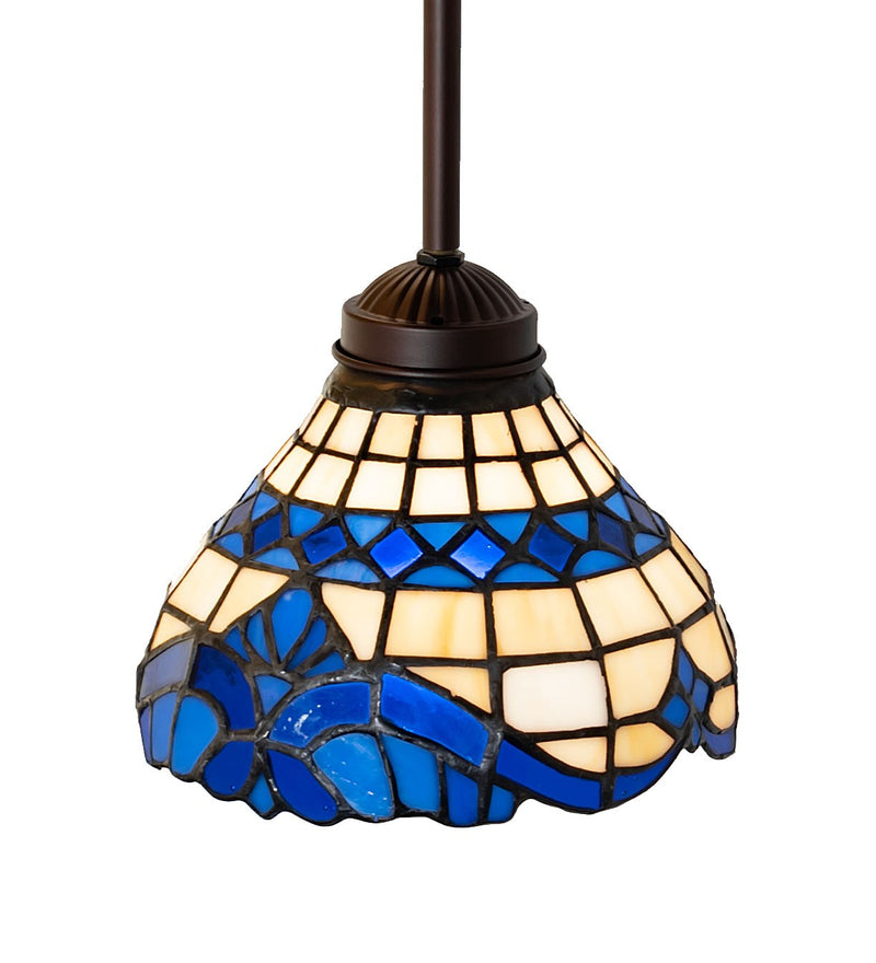 Meyda Tiffany 141003 One Light Pendant, Mahogany Bronze