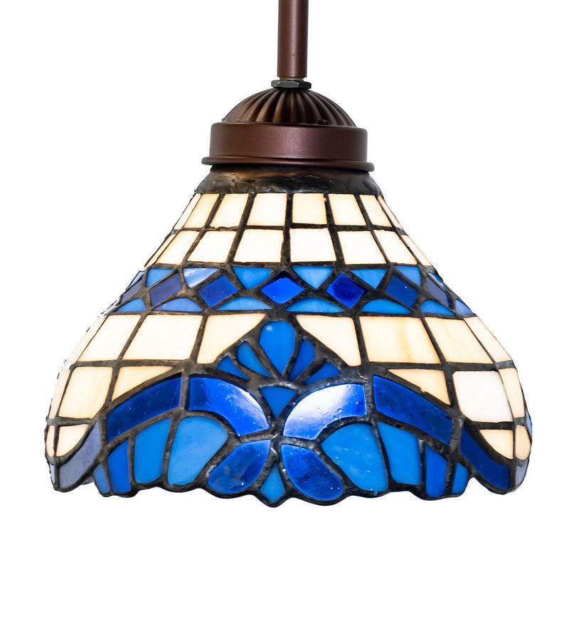 Meyda Tiffany 141003 One Light Pendant, Mahogany Bronze