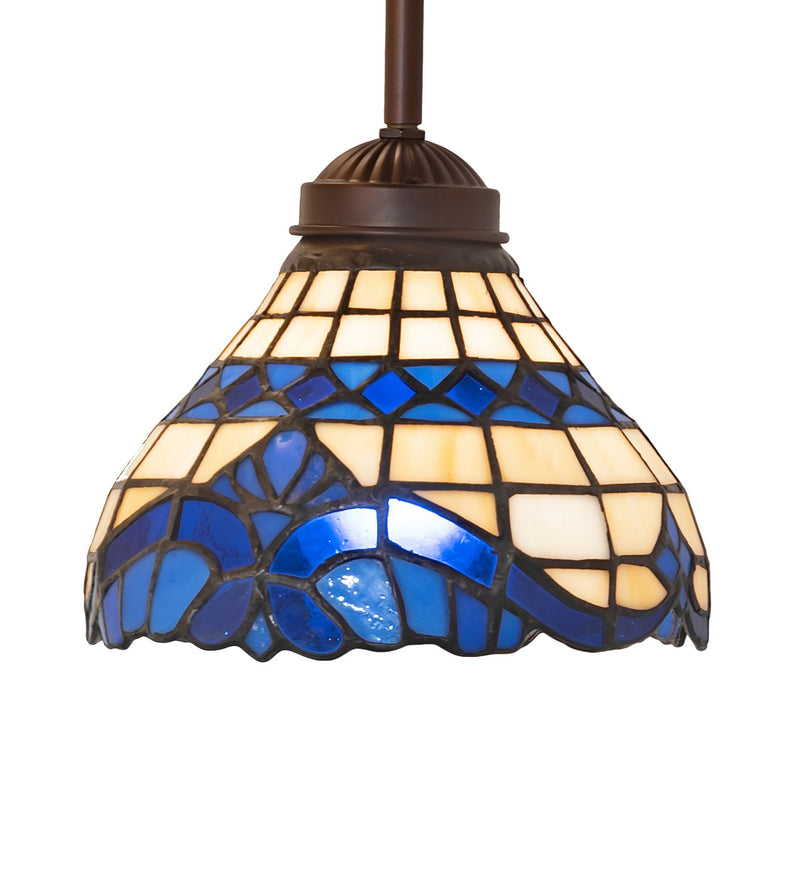 Meyda Tiffany 141003 One Light Pendant, Mahogany Bronze