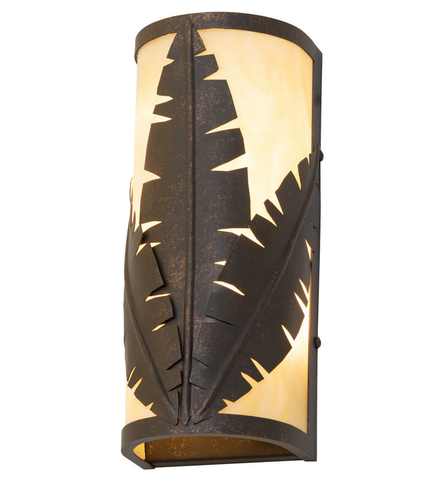 Meyda Tiffany 146549 Two Light Wall Sconce, Gilded Tobacco