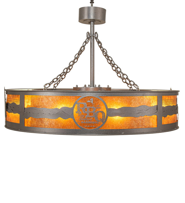 Meyda Tiffany 230382 16 Light Chandel-Air, Natural Iron