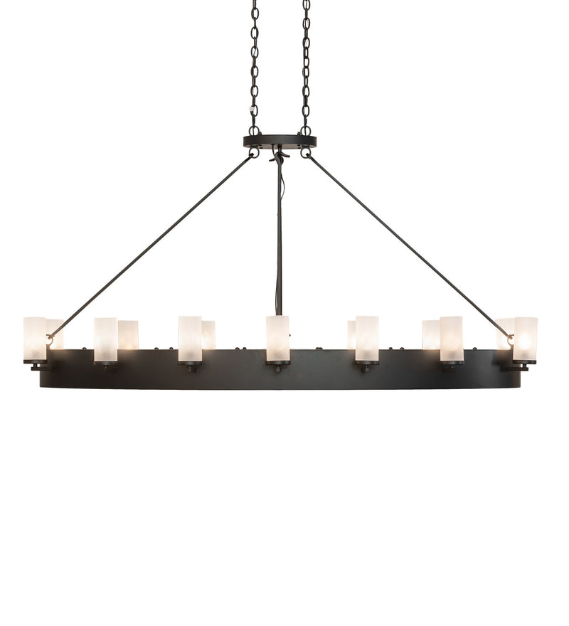 Meyda Tiffany 252650 LED Chandelier, Textured Black