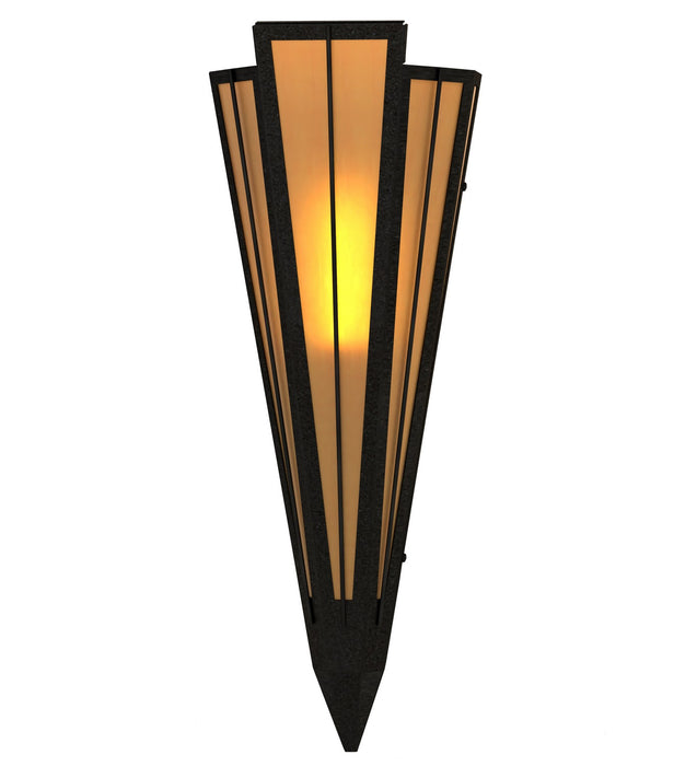 Meyda Tiffany 255641 One Light Wall Sconce, Textured Black