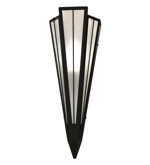 Meyda Tiffany 255647 One Light Wall Sconce, Textured Black