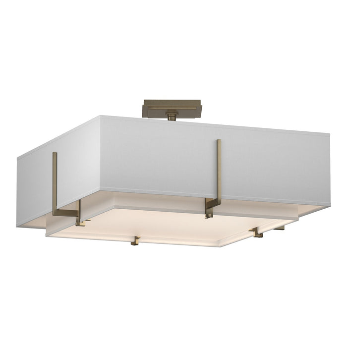 Hubbardton Forge 126510-SKT-84-SF1605-SF2012 Four Light Semi-Flush Mount, Soft Gold