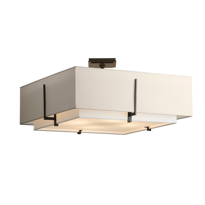 Hubbardton Forge 126513-SKT-14-SF2012-SE2401 Four Light Semi-Flush Mount, Oil Rubbed Bronze