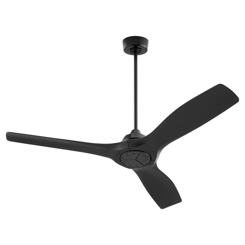 Quorum 3-118-115 52" Ceiling Fan, Black
