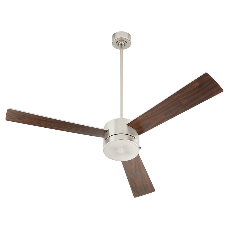 Quorum 3-119-24 52" Ceiling Fan, Satin Nickel