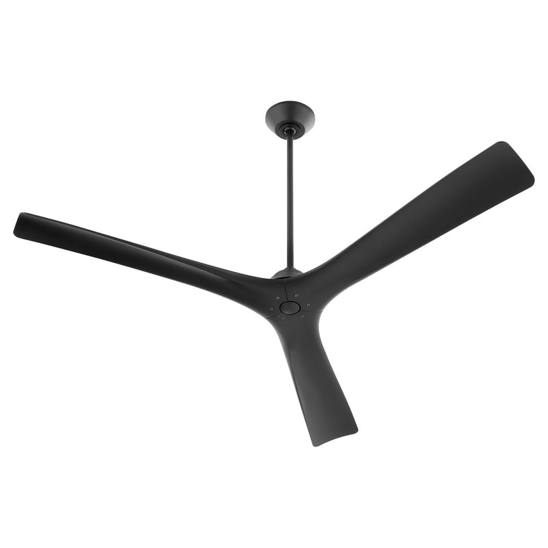 Quorum 3-120-15 64" Ceiling Fan, Black
