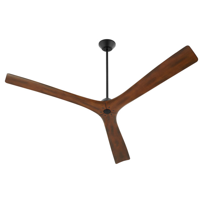Oxygen 3-120-2115 64" Ceiling Fan, Black / Walnut