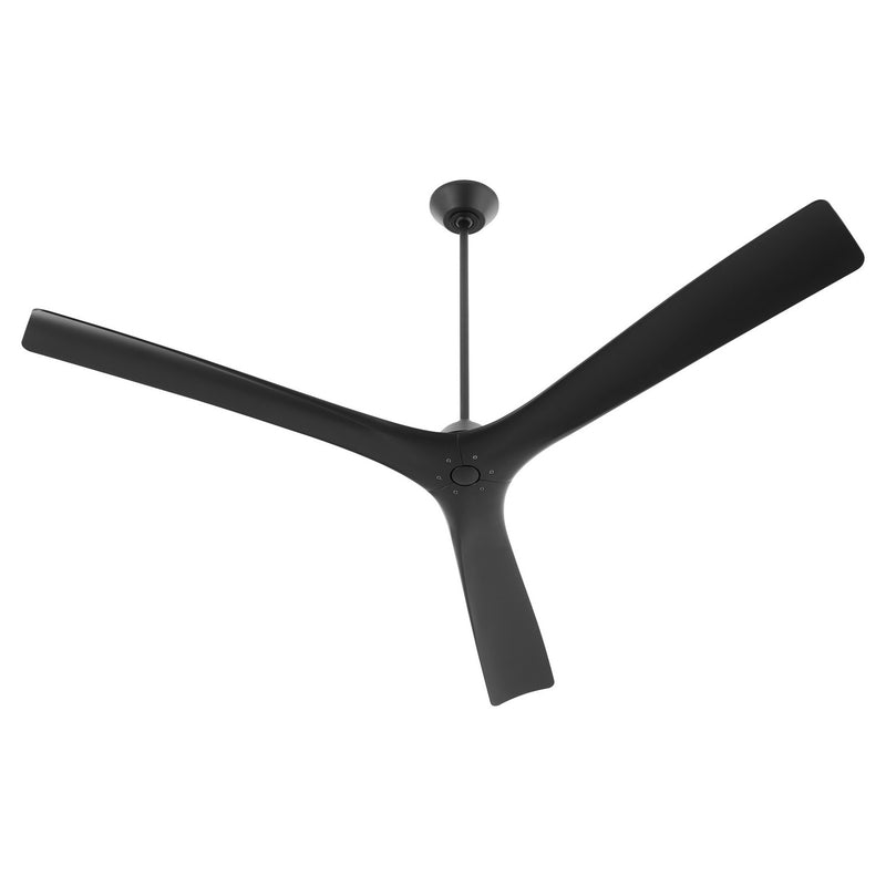 Quorum 3-121-15 72" Ceiling Fan, Black