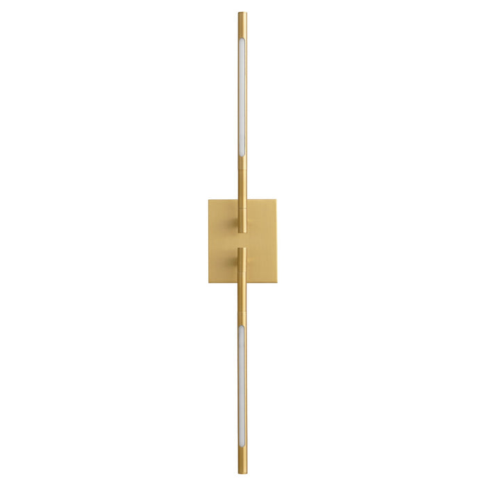 Oxygen 3-404-40 LED Wall Sconce, Aged Brass