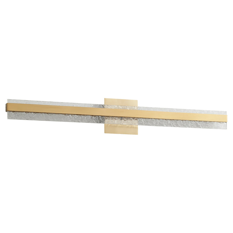 Quorum 3-5005-40 LED Vanity, Aged Brass